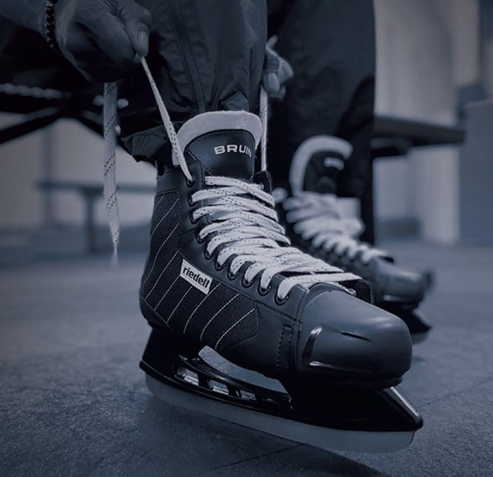 Riedell Bruin Ice Skates - Durable, Comfortable Ice Hockey Skates for Men and Women with Rugged Foam-Padded Uppers and Stainless Steel Blades - Image 7